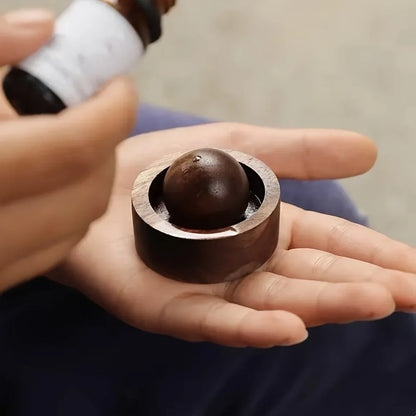 Car Wooden Essential Oil Diffusers-Spherical Design Natural Fragrance Dispersion Bedroom Decor Diffuser Car Home Room Fragrance