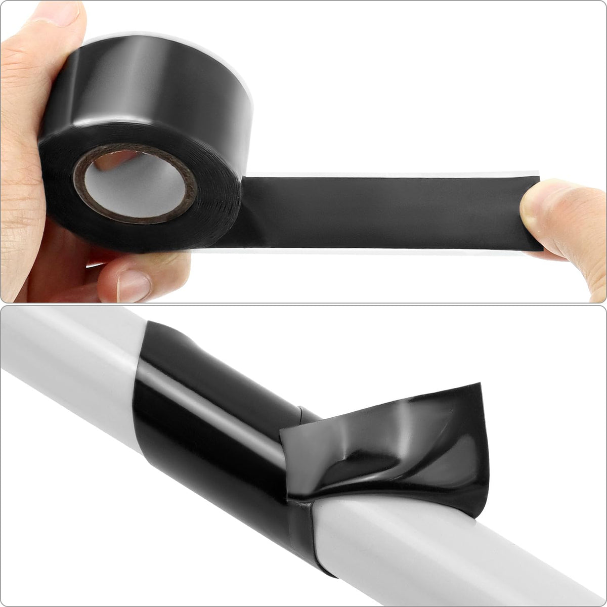 Black Self-Fusing Silicone Tape