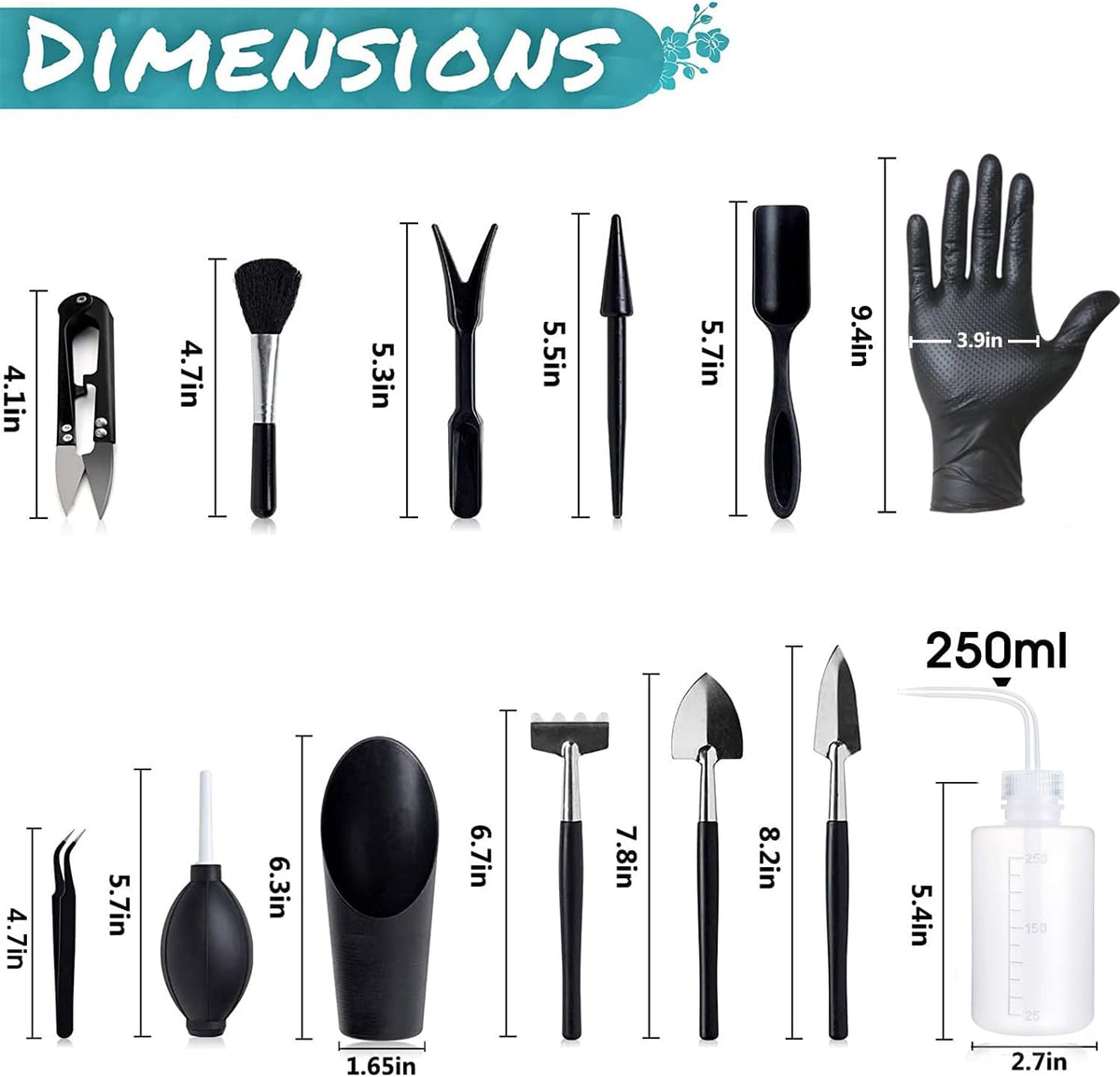 25-Piece Complete Indoor Plant Care & Repotting Kit