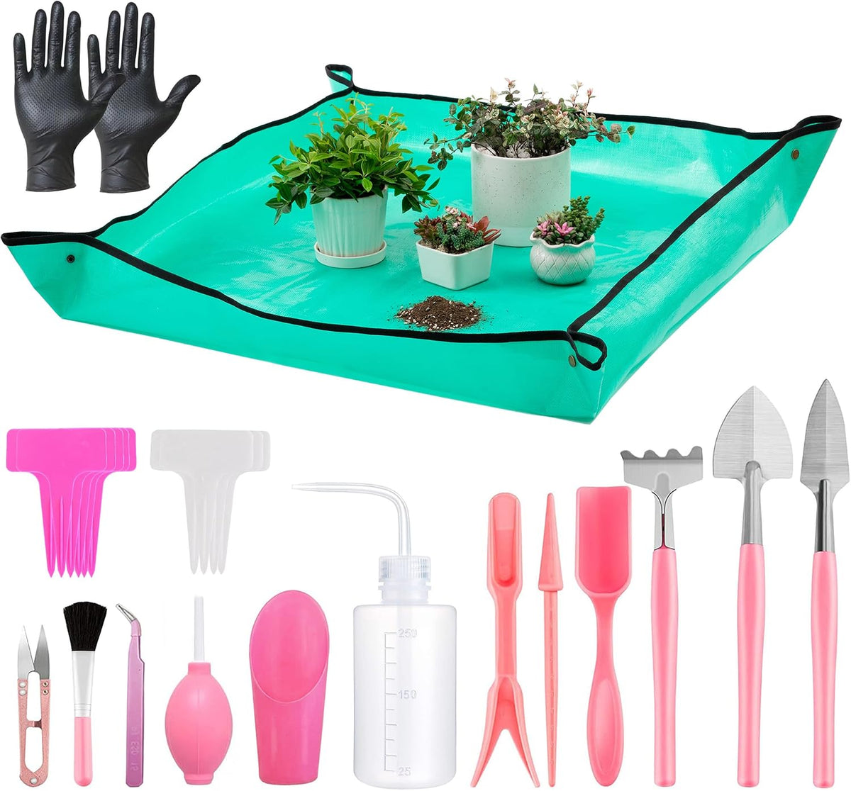 25-Piece Complete Indoor Plant Care & Repotting Kit