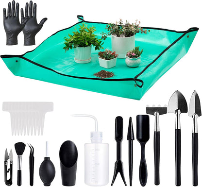 25-Piece Complete Indoor Plant Care & Repotting Kit