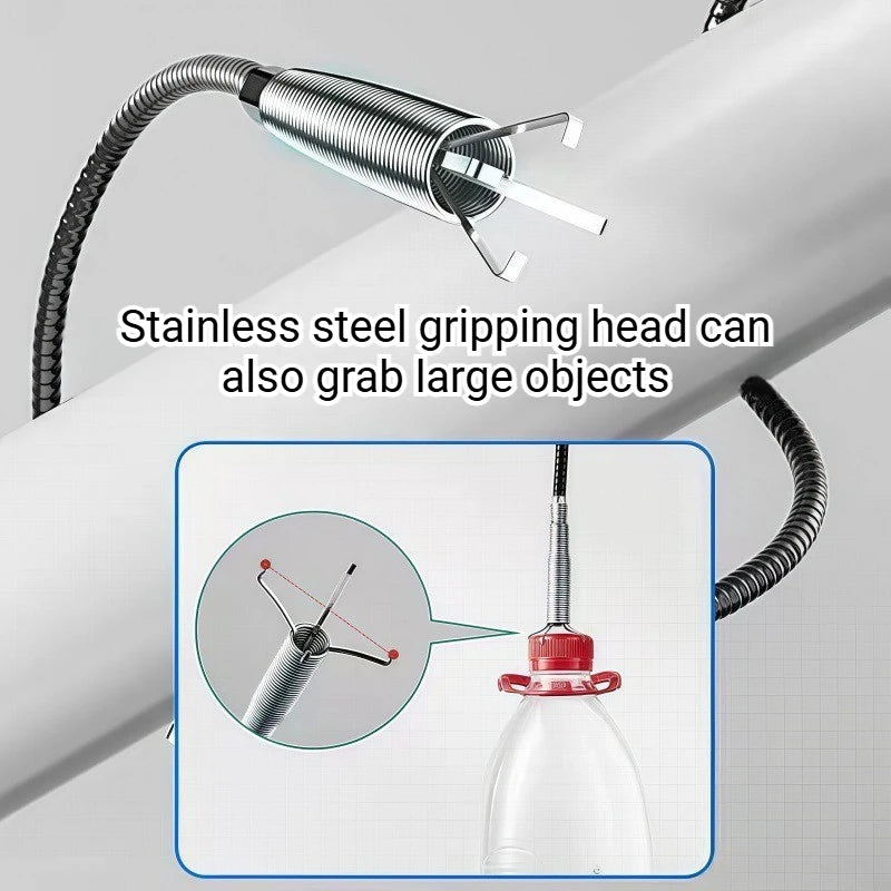 Hand Pinch Cleaning Sewer Pipe Plunger Hand Pinches Four Claws Pipe Opener Drains Four Claw Telescopic Bathroom Accessories Home