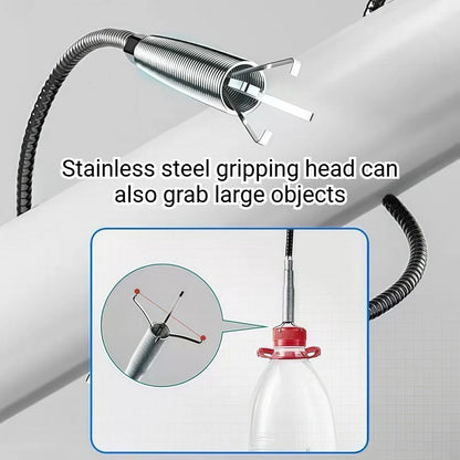 Hand Pinch Cleaning Sewer Pipe Plunger Hand Pinches Four Claws Pipe Opener Drains Four Claw Telescopic Bathroom Accessories Home