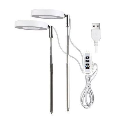 LED Grow Light Full Spectrum Plant Lamp Adjustable Dimmable Growing Lamp LED Hydroponics Lamp with Timer for Indoor Plants Light