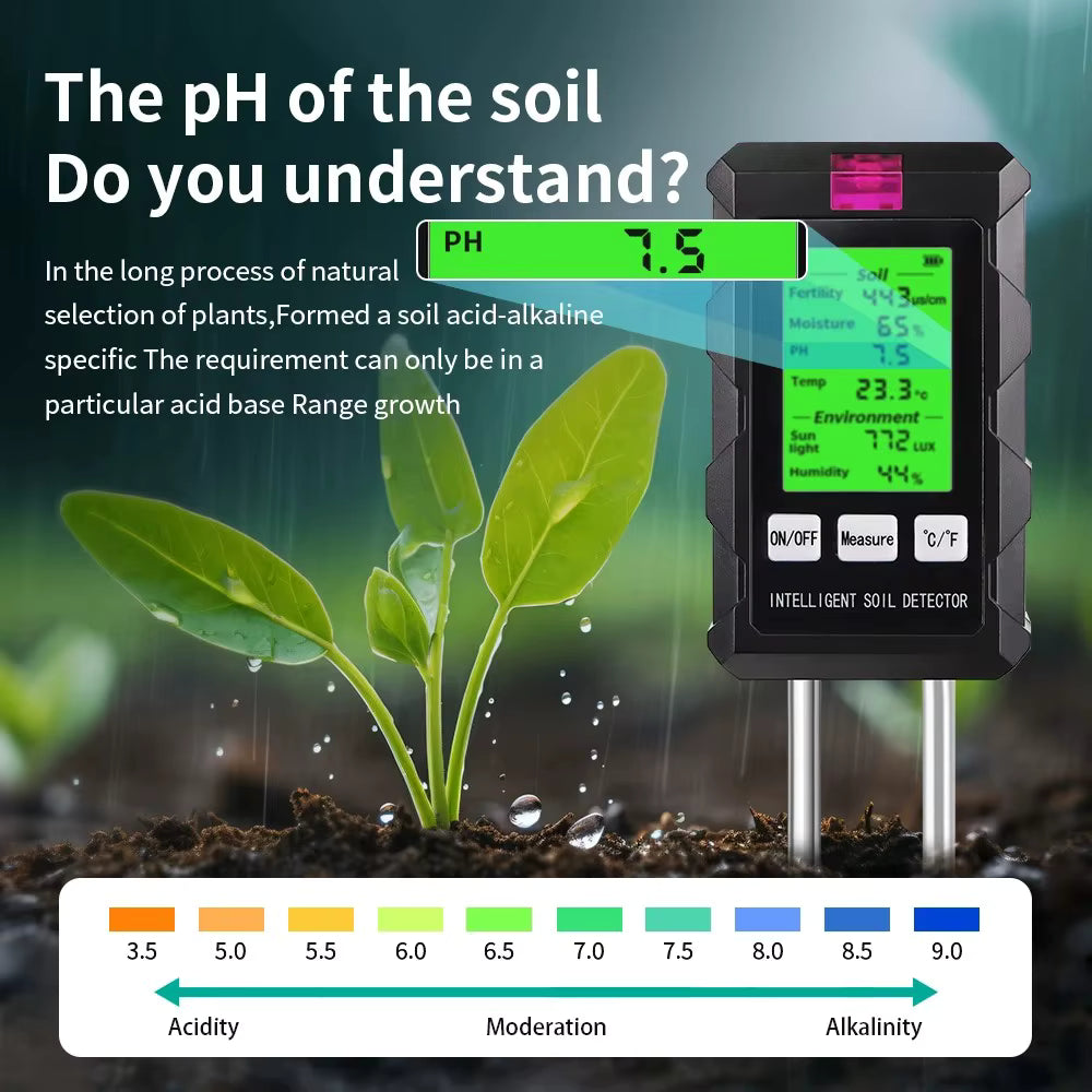 6-in-1 Digital Plant Health Meter