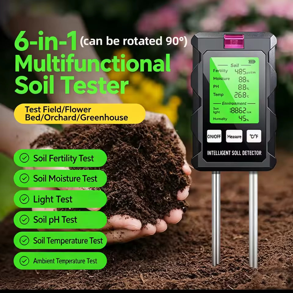 6-in-1 Digital Plant Health Meter