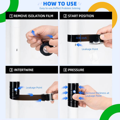 Black Self-Fusing Silicone Tape