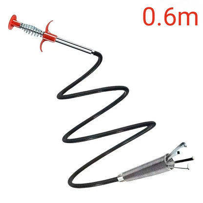 Hand Pinch Cleaning Sewer Pipe Plunger Hand Pinches Four Claws Pipe Opener Drains Four Claw Telescopic Bathroom Accessories Home