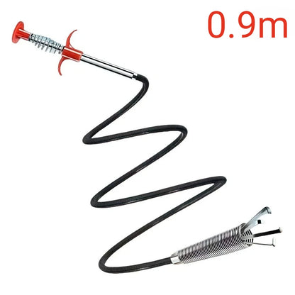 Hand Pinch Cleaning Sewer Pipe Plunger Hand Pinches Four Claws Pipe Opener Drains Four Claw Telescopic Bathroom Accessories Home