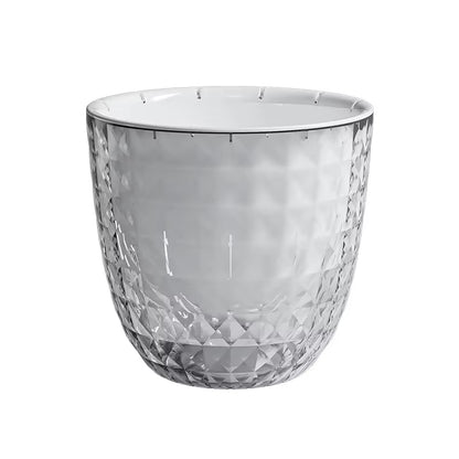 Self Watering Flowerpot Automatic Water Absorbing Flowerpot Transparent Double Layer Plastic Succulent Plant Pot Decorative Pot